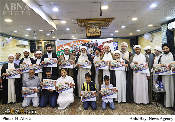 تصویری رپورٹ/ جیل کی سلاخوں کے پیچھے قیدی بحرینی علماء کے ساتھ اظہار ہمدردی